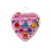 Wholesale - JOJO 6pc HEART NAIL POLISH COLLECTION SET C/P 12, UPC: 889628144309